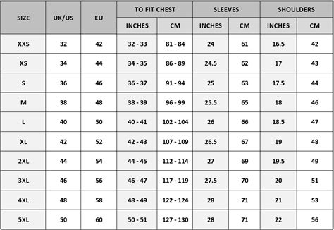 Size Chart