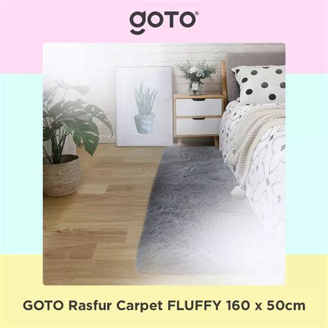 Jual Goto Living Goto Fluffy Rasfur Carpet Karpet Lantai Bulu Tebal