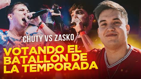 Votamos Tremendo Batall N Chuty Vs Zasko Fms Espa A J Zasko En Un