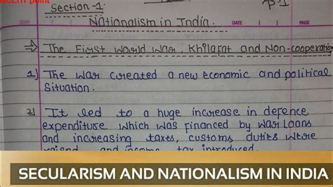 Cbse Class 10 History Notes Chapter 3 Nationalism In Indianotes In