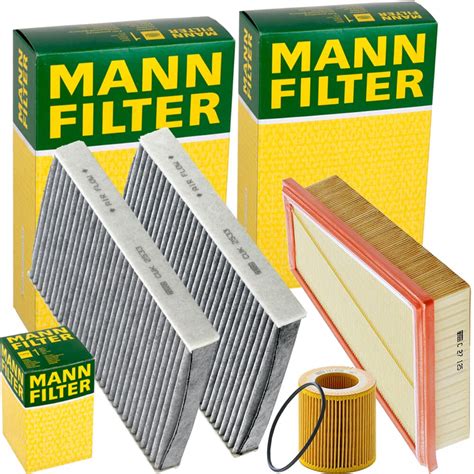 MANN FILTER INSPEKTIONSPAKET passend für BMW 5er F10 F11 528 i xDrive