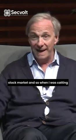 Ray Dalio S First Investment In Stock Market Stockmarket Raydalio