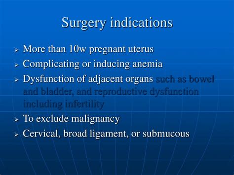 Ppt Treatment Of Uterine Leiomyomas Powerpoint Presentation Free Download Id 432800