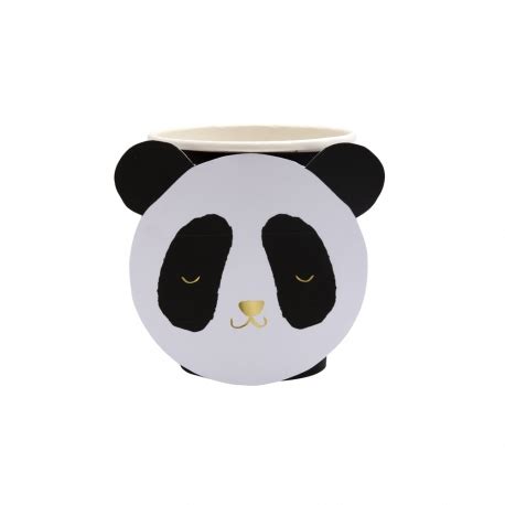 Gobelet En Carton T Te De Panda Anniversaire Print Your Love