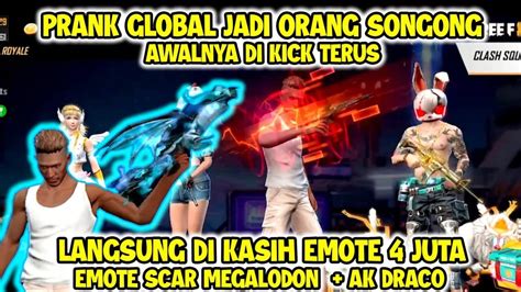 Prank Global Jadi Orang Songong L Awalnya Di Kick Terus L Auto Di