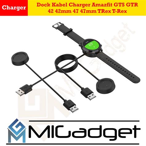 Dock Charger Amazfit Gtr 47mm 42mm Gts T Rex Trex Charging Dock Mi Gadget Malang