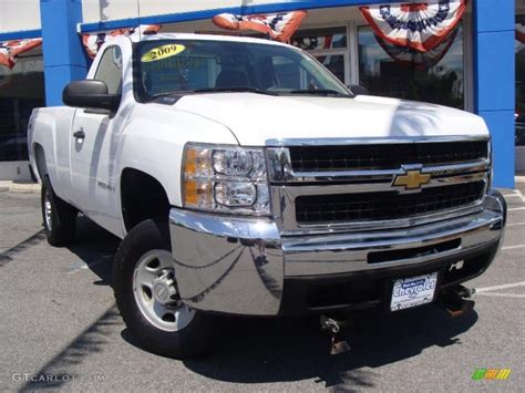 2009 Summit White Chevrolet Silverado 2500hd Work Truck Regular Cab 4x4 48925471 Photo 13