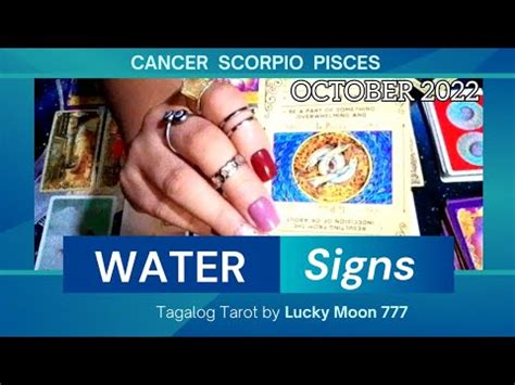 WATER SIGNS Cancer Scorpio Pisces Tagalog Tarot Energy Love