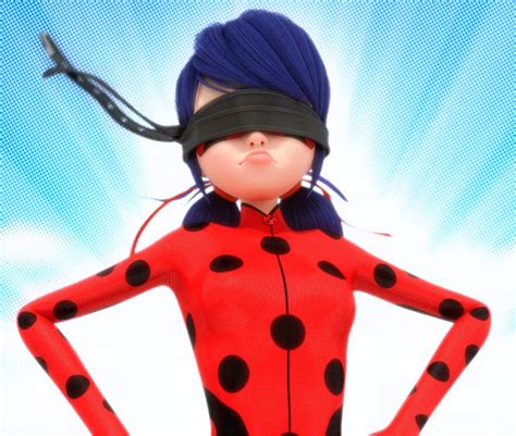 Ladybug with her eyes covered by HeroMan655 on DeviantArt