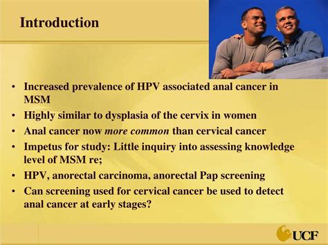 PPT Human Papilloma Virus And Anorectal Carcinoma Knowledge In Men Who Have Sex With Men