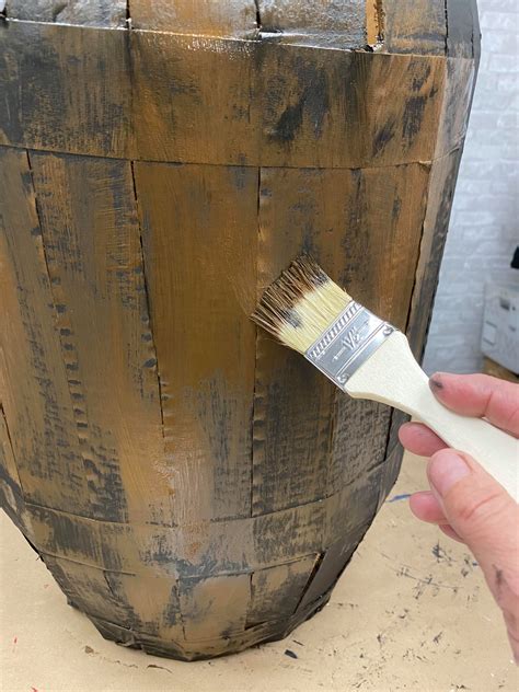 Diy Cardboard Barrel The Shabby Tree