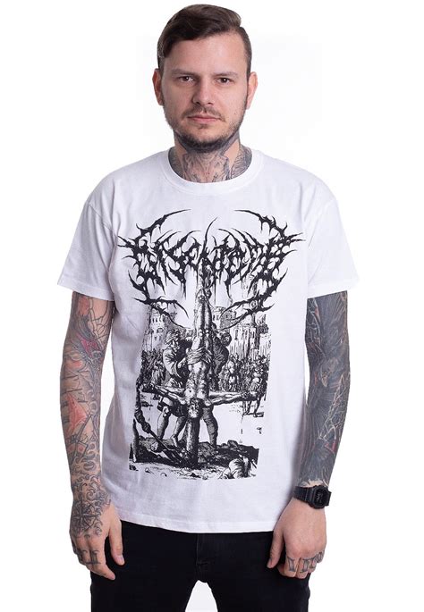 Disentomb Crucifixion White T Shirt Impericon