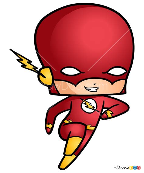 How to Draw Flash, Chibi Superheroes