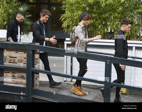 Union J Outside ITV Studios Today Featuring Josh Cuthbert JJ Hamblett