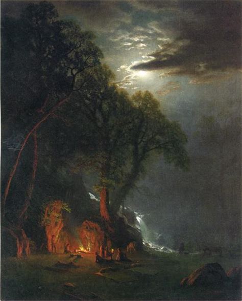 Campfire Site Yosemite C Albert Bierstadt Wikiart Org