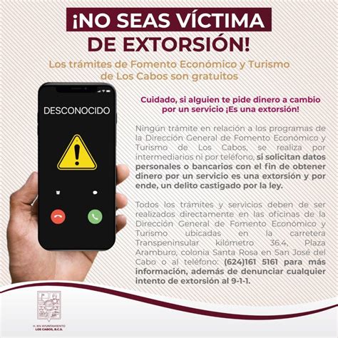 ¡no Seas Víctima De Extorsión Los Trámites De Fomento Económico Y