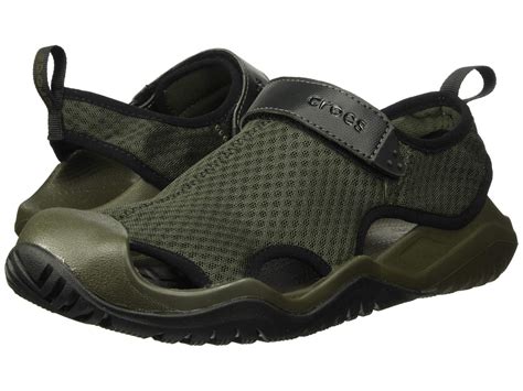 Lyst - Crocs™ Swiftwater Mesh Deck Sandal in Green for Men - Save 15. ...