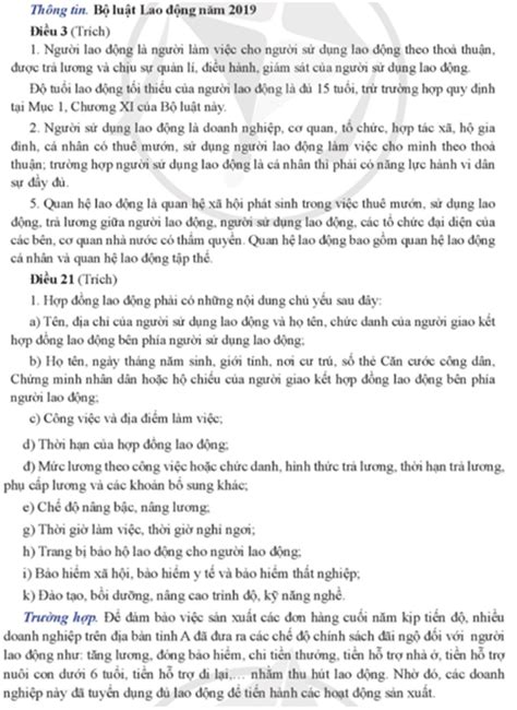 D Thế nào là hợp đồng lao động Hợp đồng lao động có những nội dung