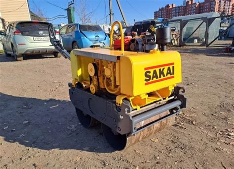 Ручной двух вальцовый виброкаток Sakai - Продажа и аренда спецтехники