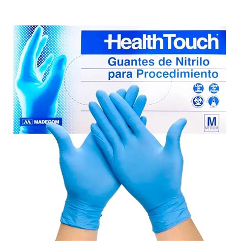 Guante Nitrilo Unid Celeste Health Touch Clan Dent