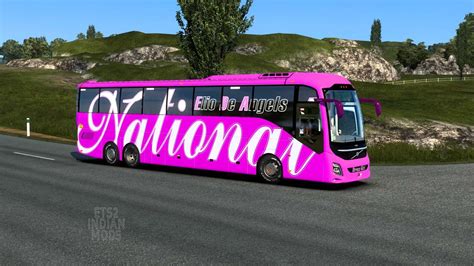 Indian National Travels Skin Pack für DBMX Volvo 9800 UK v1 0 ETS2