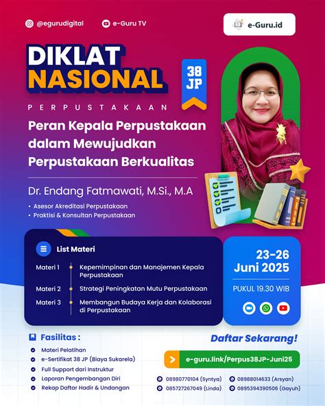 Diklat Nasional 38jp Peran Kepala Perpustakaan Dalam Mewujudkan