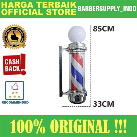 Jual Barberpole Lampu Barbershop Barber Pole Premium Cm Shopee