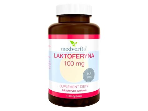 Medverita Witaminy i minerały Laktoferyna 100 Mg 120 kaps Sklep