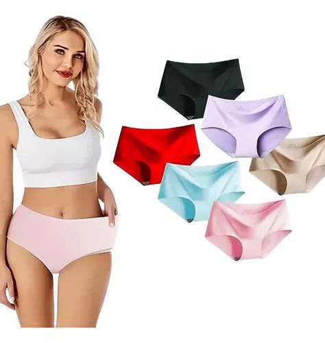 6 Piezas Set Bragas Sin Costura Mercadolibre