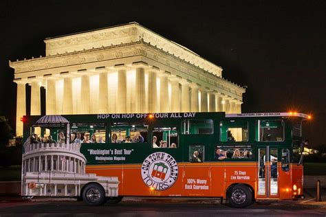 Washington DC Monuments By Moonlight Tour By Trolley Compare Price 2024