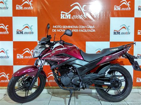 Yamaha Fazer Ys 250 Vermelha 2016 KM Motos Sua Loja De Motos Semi Novas