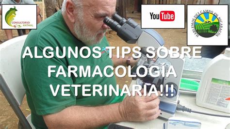 ALGUNOS TIPS UTILES SOBRE FARMACOLOGIA VETERINARIA YouTube