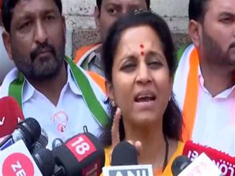 Supriya Sule Alleges Sitting Mla Sunil Tingare Sent Notice To Sharad