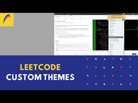 Leetcode Custom Themes - Chrome Web Store