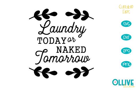 Laundry Today Or Naked Tomorrow Graphic By Ollivestudio Creative Fabrica