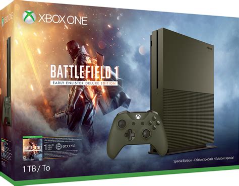 Best Buy Microsoft Xbox One S 1TB Battlefield 1 Special Edition