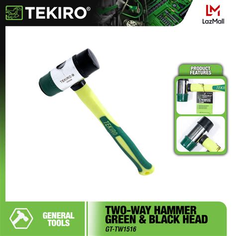 TEKIRO Two Way Hammer 35MM Palu Kombinasi Plastik Dan Karet GT TW1516