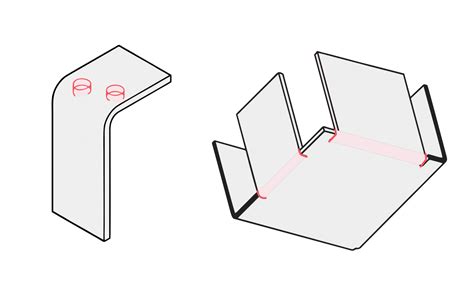 The process of sheet metal fabrication