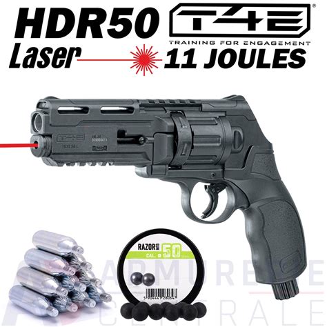 Revolver de défense Umarex HDR50L Laser 50 11 joules Armurerie