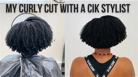 My First Natural Hair Salon Visit With A CURLY CUT STYLIST Wash Go