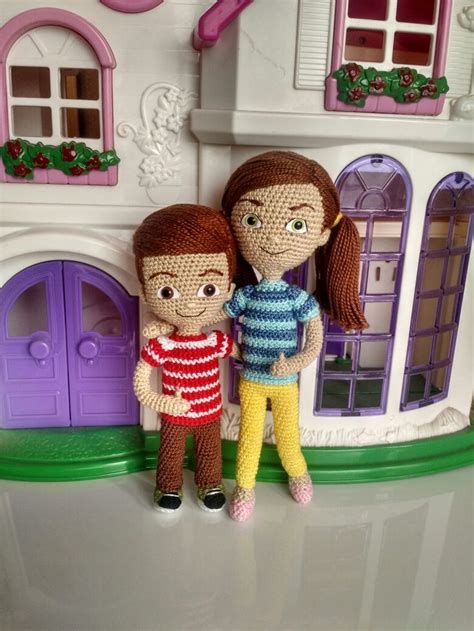 Caleb and Sophia … | Caleb and sophia, Crochet dolls, Crafts