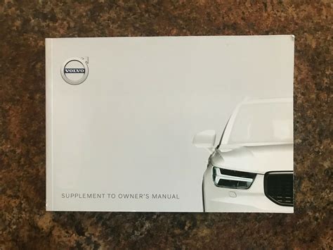 2021 Volvo XC40 Recharge Pure Electric Owners Manual DIY Repair Manuals