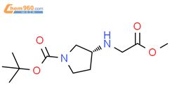 Tert Butyl 3R 3 2 Methoxy 2 Oxoethyl Amino Pyrrolidine 1