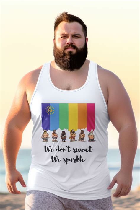 Gay Bear Pride Shirt Plus Size Gay Men Fashion Rainbow Flag Shirt