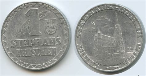 Österreich Wien Stephansgroschen Stephansdom 1950 G8266 Wappen von