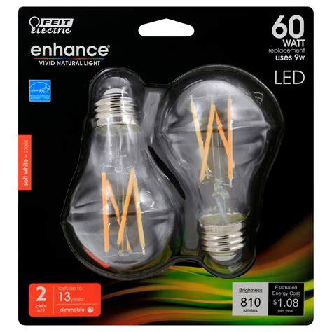 Feit Electric Enhance 60 Watt Soft White Led Light Bulbs Shop Light Bulbs At H E B