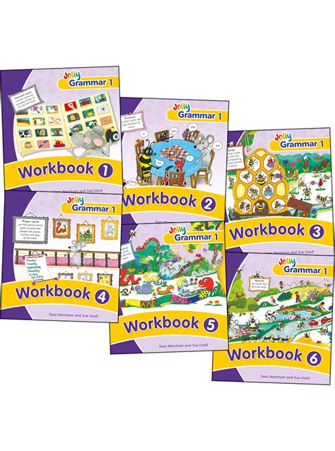 Grammar 1 Workbooks 1 6 Jolly Phonics Grammar