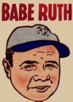Babe Ruth Cartoon
