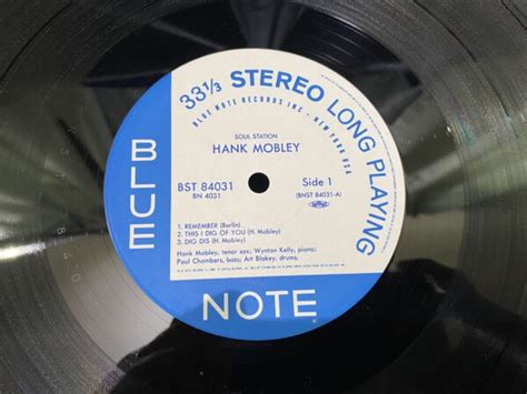 Mint Hank Mobley Soul Station Blue Note Bst Obi Stereo Japan