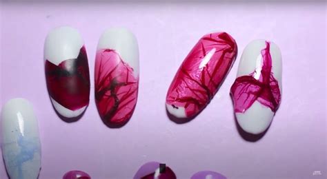 How To Create Delicate Flower Petal Nail Art With Water And Nail Polish